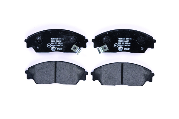 BEHR HELLA SERVICE - 8DB355005661 - Комплект тормозных колодок, дисковый тормоз
