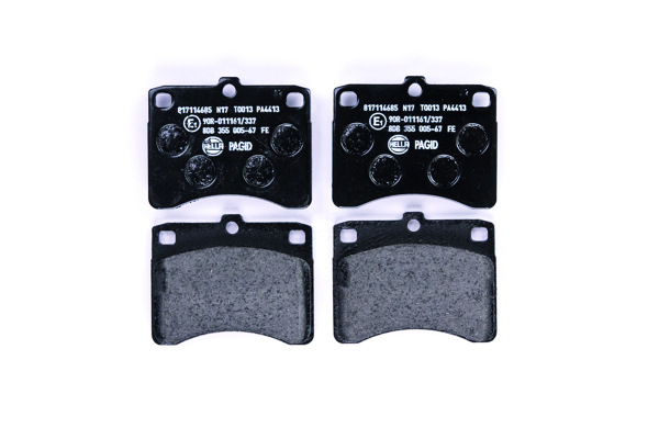 BEHR HELLA SERVICE - 8DB355005671 - Комплект тормозных колодок, дисковый тормоз