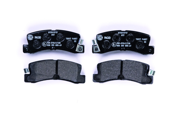 BEHR HELLA SERVICE - 8DB355005691 - Комплект тормозных колодок, дисковый тормоз