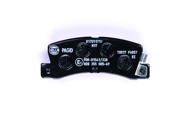 BEHR HELLA SERVICE - 8DB355005691 - Комплект тормозных колодок, дисковый тормоз