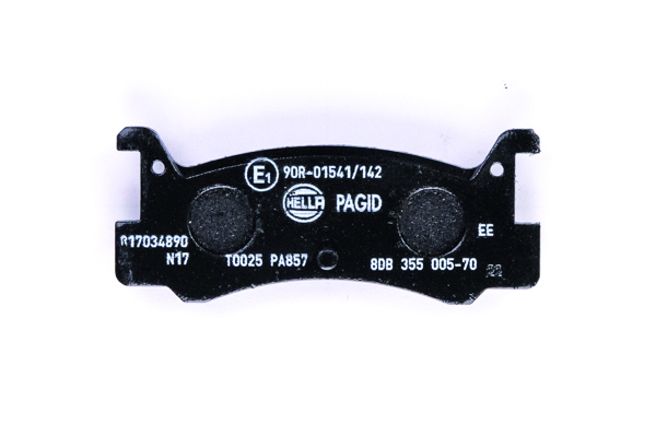 BEHR HELLA SERVICE - 8DB355005701 - Комплект тормозных колодок, дисковый тормоз