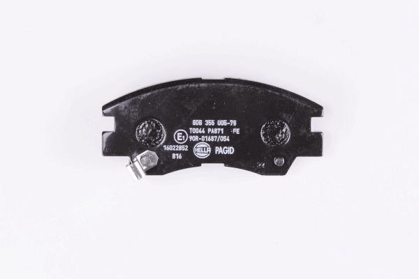 BEHR HELLA SERVICE - 8DB355005781 - Комплект тормозных колодок, дисковый тормоз BEHR HELLA SERVICE - 8DB355005781 - Комплект тормозных колодок, дисковый тормоз