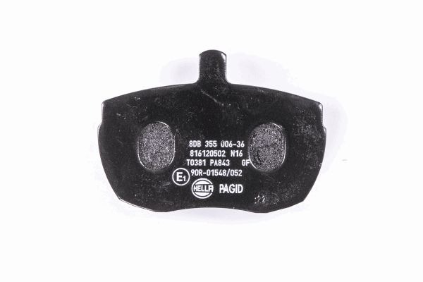 BEHR HELLA SERVICE - 8DB355006361 - Комплект тормозных колодок, дисковый тормоз BEHR HELLA SERVICE - 8DB355006361 - Комплект тормозных колодок, дисковый тормоз