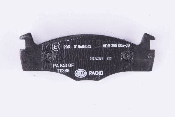 BEHR HELLA SERVICE - 8DB355006381 - Комплект тормозных колодок, дисковый тормоз BEHR HELLA SERVICE - 8DB355006381 - Комплект тормозных колодок, дисковый тормоз