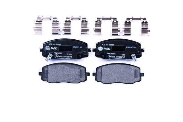 BEHR HELLA SERVICE - 8DB355006571 - Комплект тормозных колодок, дисковый тормоз