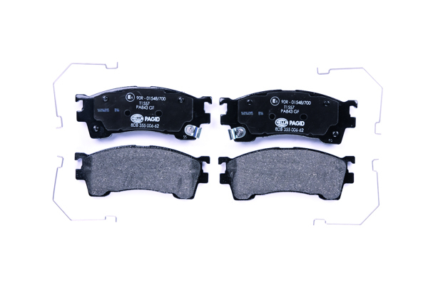 BEHR HELLA SERVICE - 8DB355006621 - Комплект тормозных колодок, дисковый тормоз