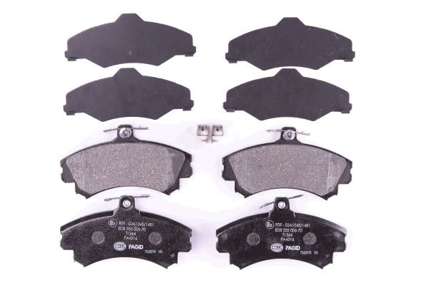 BEHR HELLA SERVICE - 8DB355006701 - Комплект тормозных колодок, дисковый тормоз BEHR HELLA SERVICE - 8DB355006701 - Комплект тормозных колодок, дисковый тормоз