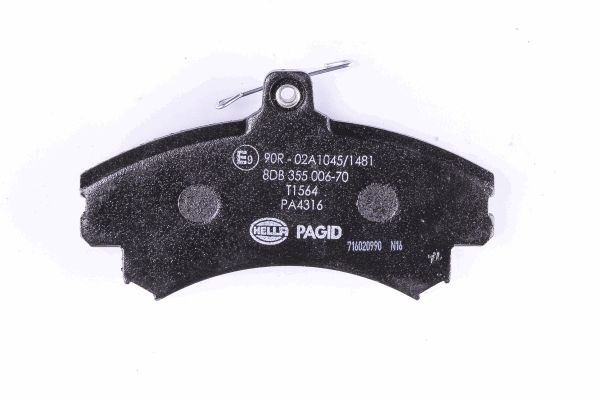 BEHR HELLA SERVICE - 8DB355006701 - Комплект тормозных колодок, дисковый тормоз BEHR HELLA SERVICE - 8DB355006701 - Комплект тормозных колодок, дисковый тормоз