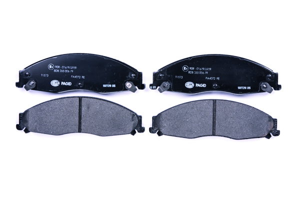 BEHR HELLA SERVICE - 8DB355006791 - Комплект тормозных колодок, дисковый тормоз