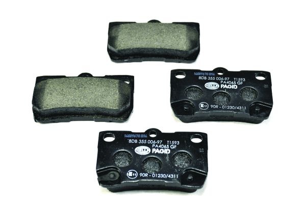 BEHR HELLA SERVICE - 8DB355006971 - Комплект тормозных колодок, дисковый тормоз