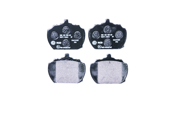 BEHR HELLA SERVICE - 8DB355007091 - Комплект тормозных колодок, дисковый тормоз BEHR HELLA SERVICE - 8DB355007091 - Комплект тормозных колодок, дисковый тормоз