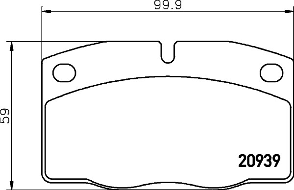 BEHR HELLA SERVICE - 8DB355007251 - Комплект тормозных колодок, дисковый тормоз BEHR HELLA SERVICE - 8DB355007251 - Комплект тормозных колодок, дисковый тормоз