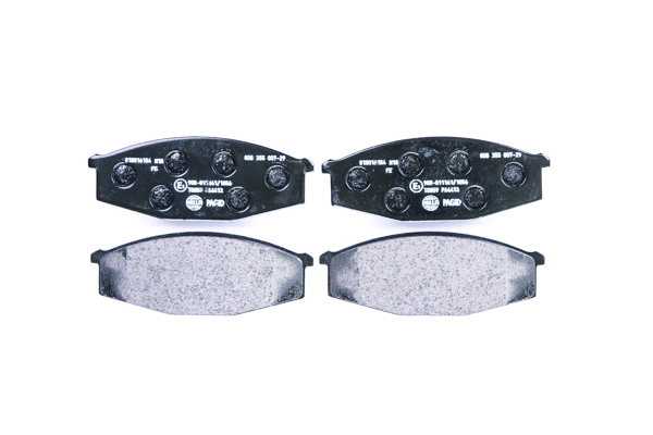 BEHR HELLA SERVICE - 8DB355007291 - Комплект тормозных колодок, дисковый тормоз BEHR HELLA SERVICE - 8DB355007291 - Комплект тормозных колодок, дисковый тормоз