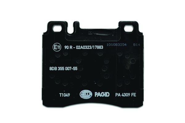 BEHR HELLA SERVICE - 8DB355007551 - Комплект тормозных колодок, дисковый тормоз BEHR HELLA SERVICE - 8DB355007551 - Комплект тормозных колодок, дисковый тормоз