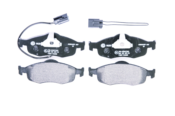 BEHR HELLA SERVICE - 8DB355007751 - Комплект тормозных колодок, дисковый тормоз BEHR HELLA SERVICE - 8DB355007751 - Комплект тормозных колодок, дисковый тормоз