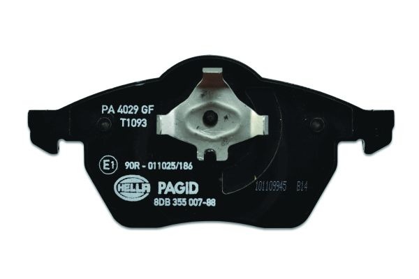 BEHR HELLA SERVICE - 8DB355007881 - Комплект тормозных колодок, дисковый тормоз