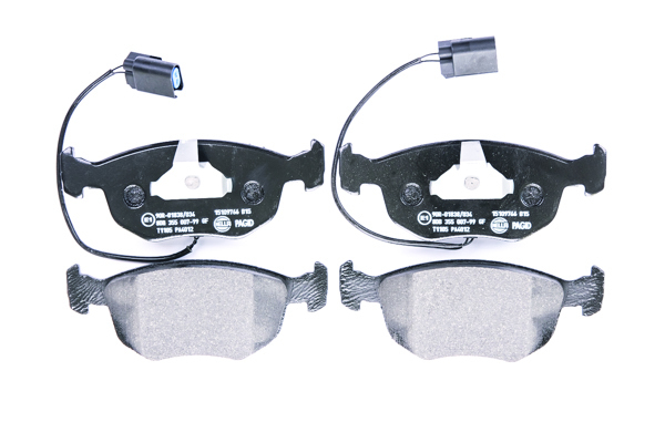 BEHR HELLA SERVICE - 8DB355007991 - Комплект тормозных колодок, дисковый тормоз