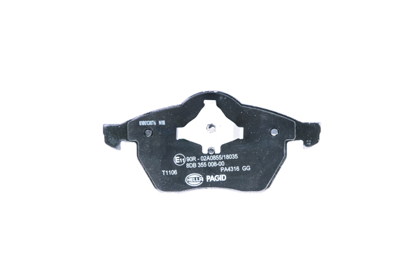 BEHR HELLA SERVICE - 8DB355008001 - Комплект тормозных колодок, дисковый тормоз