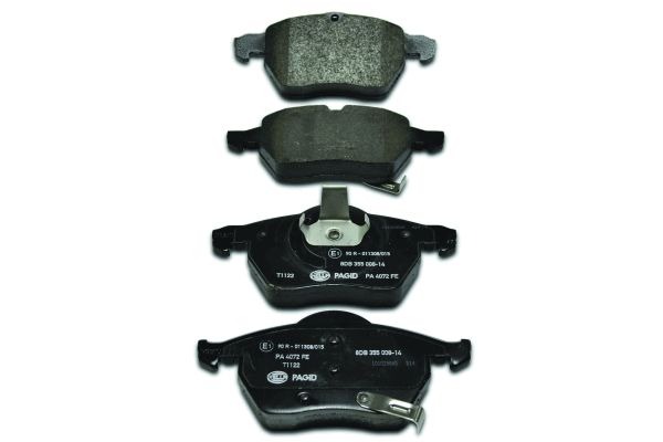 BEHR HELLA SERVICE - 8DB355008141 - Комплект тормозных колодок, дисковый тормоз