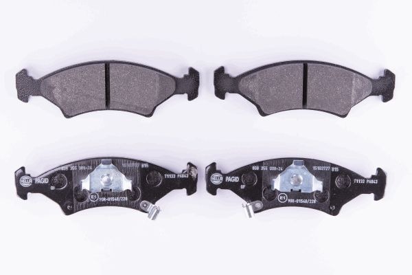 BEHR HELLA SERVICE - 8DB355008241 - Комплект тормозных колодок, дисковый тормоз BEHR HELLA SERVICE - 8DB355008241 - Комплект тормозных колодок, дисковый тормоз