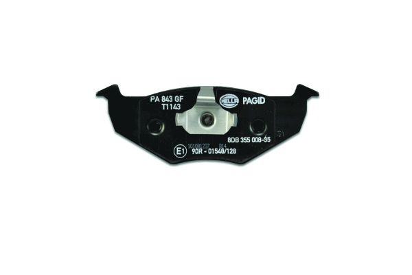 BEHR HELLA SERVICE - 8DB355008351 - Комплект тормозных колодок, дисковый тормоз
