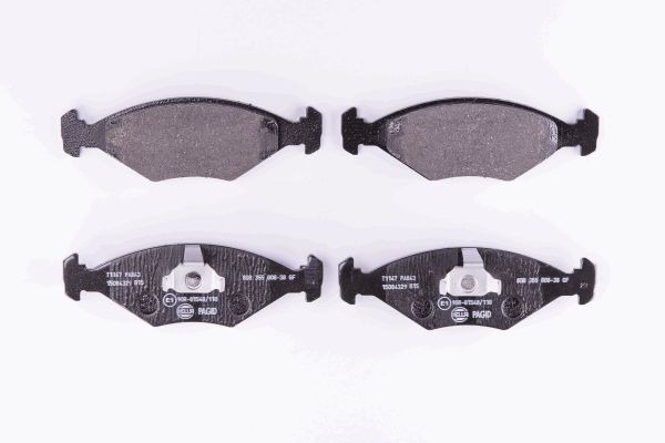 BEHR HELLA SERVICE - 8DB355008381 - Комплект тормозных колодок, дисковый тормоз BEHR HELLA SERVICE - 8DB355008381 - Комплект тормозных колодок, дисковый тормоз