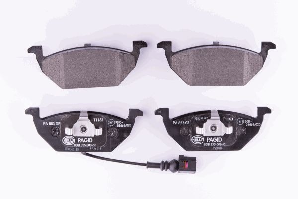 BEHR HELLA SERVICE - 8DB355008551 - Комплект тормозных колодок, дисковый тормоз