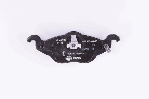 BEHR HELLA SERVICE - 8DB355008571 - Комплект тормозных колодок, дисковый тормоз BEHR HELLA SERVICE - 8DB355008571 - Комплект тормозных колодок, дисковый тормоз