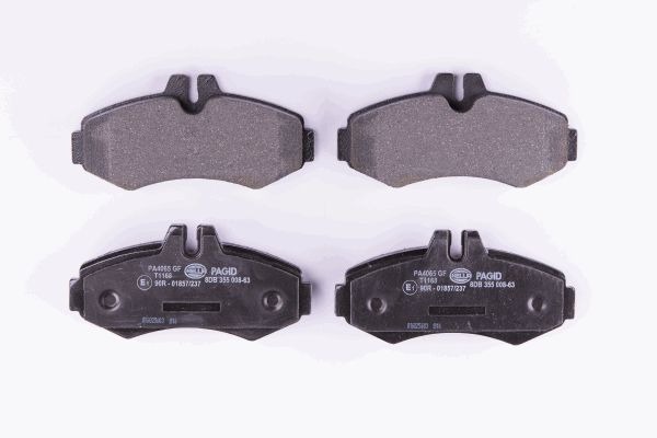 BEHR HELLA SERVICE - 8DB355008631 - Комплект тормозных колодок, дисковый тормоз