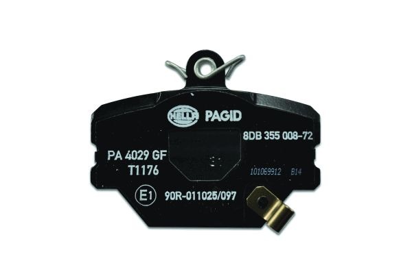 BEHR HELLA SERVICE - 8DB355008721 - Комплект тормозных колодок, дисковый тормоз