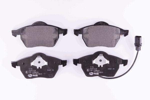 BEHR HELLA SERVICE - 8DB355008911 - Комплект тормозных колодок, дисковый тормоз BEHR HELLA SERVICE - 8DB355008911 - Комплект тормозных колодок, дисковый тормоз