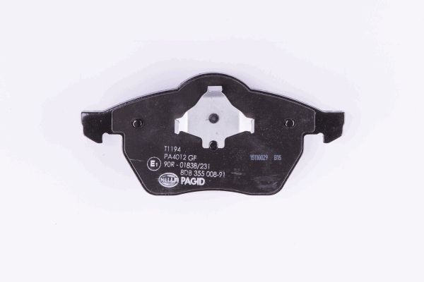 BEHR HELLA SERVICE - 8DB355008911 - Комплект тормозных колодок, дисковый тормоз BEHR HELLA SERVICE - 8DB355008911 - Комплект тормозных колодок, дисковый тормоз