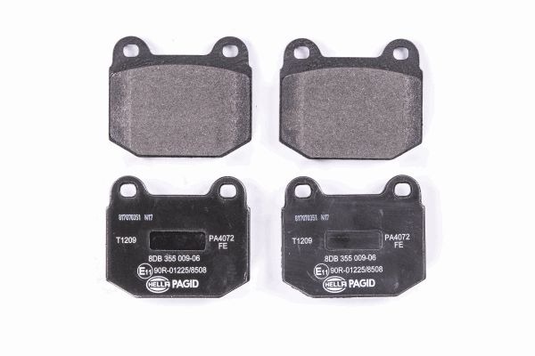 BEHR HELLA SERVICE - 8DB355009061 - Комплект тормозных колодок, дисковый тормоз BEHR HELLA SERVICE - 8DB355009061 - Комплект тормозных колодок, дисковый тормоз