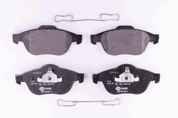 BEHR HELLA SERVICE - 8DB355009111 - Комплект тормозных колодок, дисковый тормоз