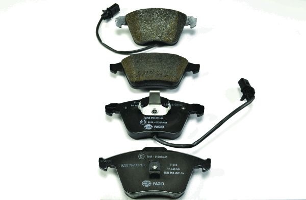 BEHR HELLA SERVICE - 8DB355009141 - Комплект тормозных колодок, дисковый тормоз