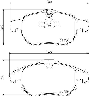 BEHR HELLA SERVICE - 8DB355009311 - Комплект тормозных колодок, дисковый тормоз BEHR HELLA SERVICE - 8DB355009311 - Комплект тормозных колодок, дисковый тормоз
