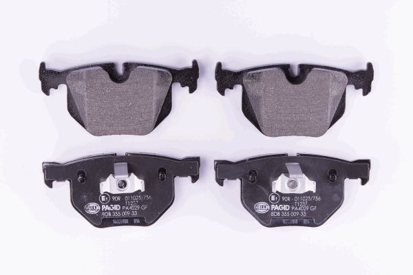 BEHR HELLA SERVICE - 8DB355009331 - Комплект тормозных колодок, дисковый тормоз