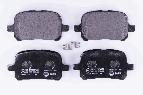 BEHR HELLA SERVICE - 8DB355009351 - Комплект тормозных колодок, дисковый тормоз