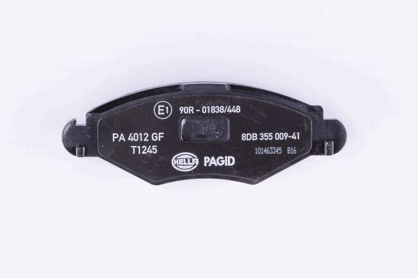 BEHR HELLA SERVICE - 8DB355009411 - Комплект тормозных колодок, дисковый тормоз BEHR HELLA SERVICE - 8DB355009411 - Комплект тормозных колодок, дисковый тормоз
