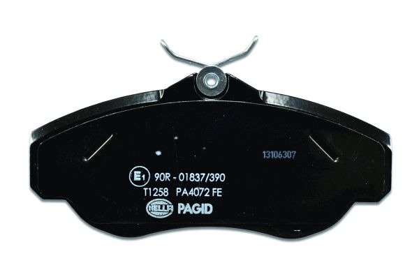 BEHR HELLA SERVICE - 8DB355009531 - Комплект тормозных колодок, дисковый тормоз BEHR HELLA SERVICE - 8DB355009531 - Комплект тормозных колодок, дисковый тормоз