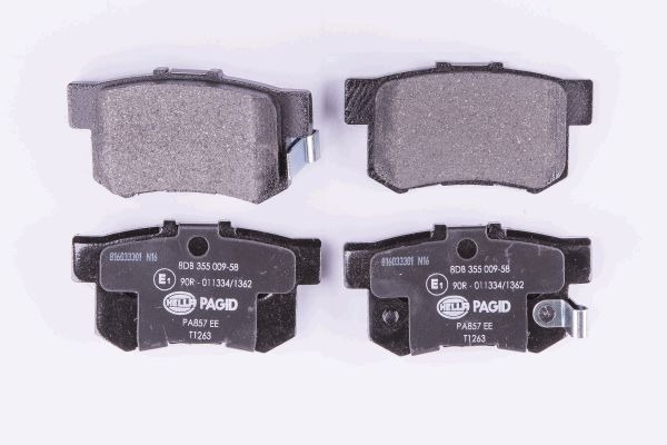 BEHR HELLA SERVICE - 8DB355009581 - Комплект тормозных колодок, дисковый тормоз