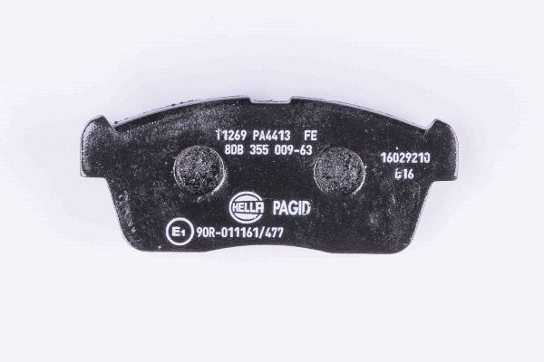 BEHR HELLA SERVICE - 8DB355009631 - Комплект тормозных колодок, дисковый тормоз