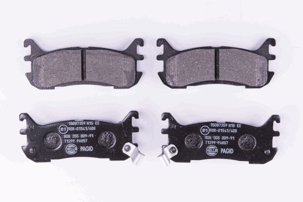 BEHR HELLA SERVICE - 8DB355009911 - Комплект тормозных колодок, дисковый тормоз