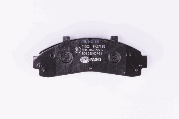 BEHR HELLA SERVICE - 8DB355009941 - Комплект тормозных колодок, дисковый тормоз BEHR HELLA SERVICE - 8DB355009941 - Комплект тормозных колодок, дисковый тормоз