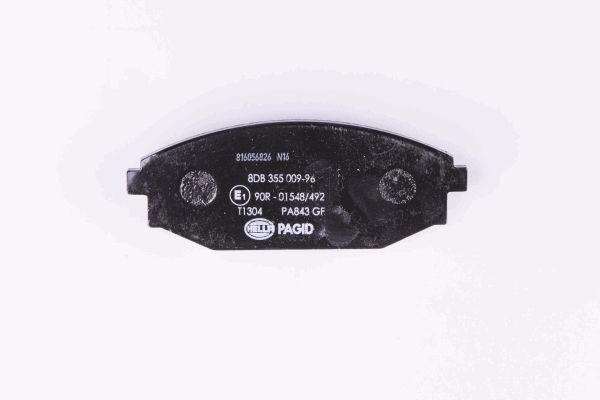 BEHR HELLA SERVICE - 8DB355009961 - Комплект тормозных колодок, дисковый тормоз