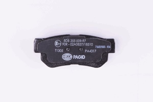 BEHR HELLA SERVICE - 8DB355009971 - Комплект тормозных колодок, дисковый тормоз BEHR HELLA SERVICE - 8DB355009971 - Комплект тормозных колодок, дисковый тормоз