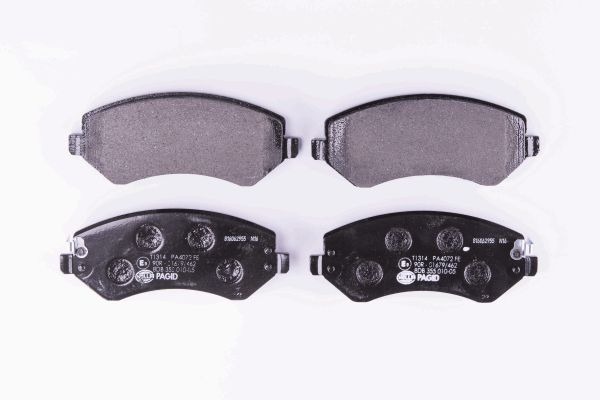 BEHR HELLA SERVICE - 8DB355010051 - Комплект тормозных колодок, дисковый тормоз BEHR HELLA SERVICE - 8DB355010051 - Комплект тормозных колодок, дисковый тормоз