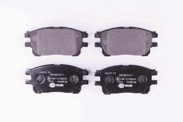 BEHR HELLA SERVICE - 8DB355010111 - Комплект тормозных колодок, дисковый тормоз