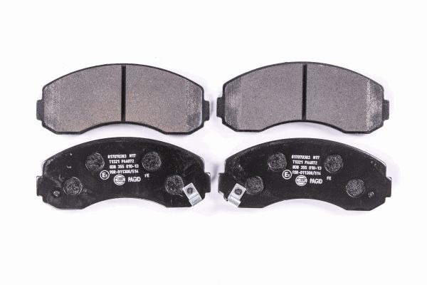 BEHR HELLA SERVICE - 8DB355010131 - Комплект тормозных колодок, дисковый тормоз BEHR HELLA SERVICE - 8DB355010131 - Комплект тормозных колодок, дисковый тормоз