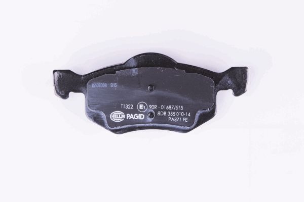 BEHR HELLA SERVICE - 8DB355010141 - Комплект тормозных колодок, дисковый тормоз